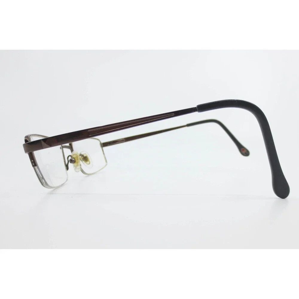 Champion CU 1003 C02 Brown Rectangular Semi Rimless Eyeglasses Frames 54-18-140